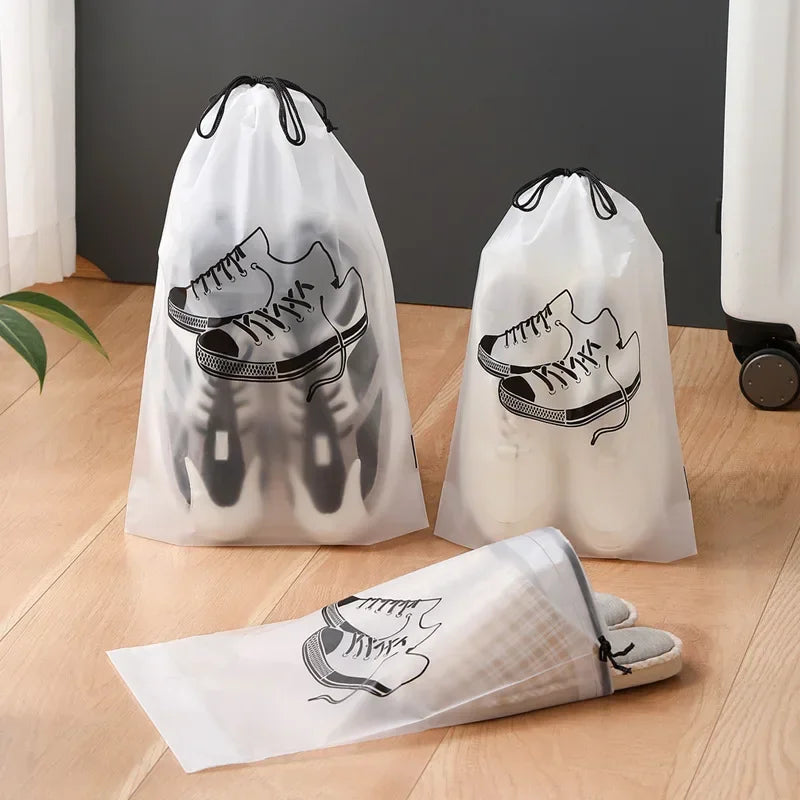 10/1Pcs Portable Shoes Storage Bag Dust-proof Drawstring Pouch Travel Packing Shoes Organizer Household Waterproof Shoes Cover