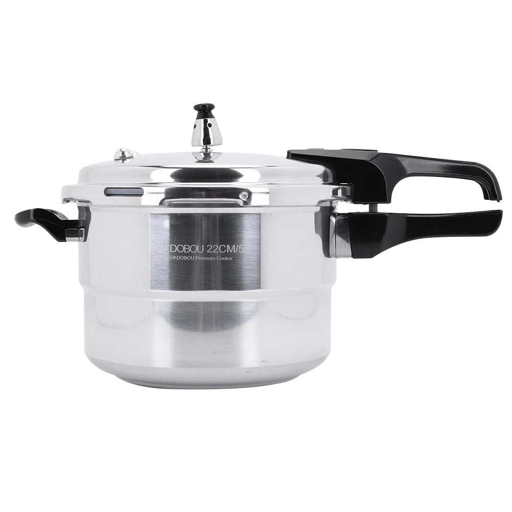 Large Aluminum Pressure Cooker with Steaming Plate - Fast Cooking
