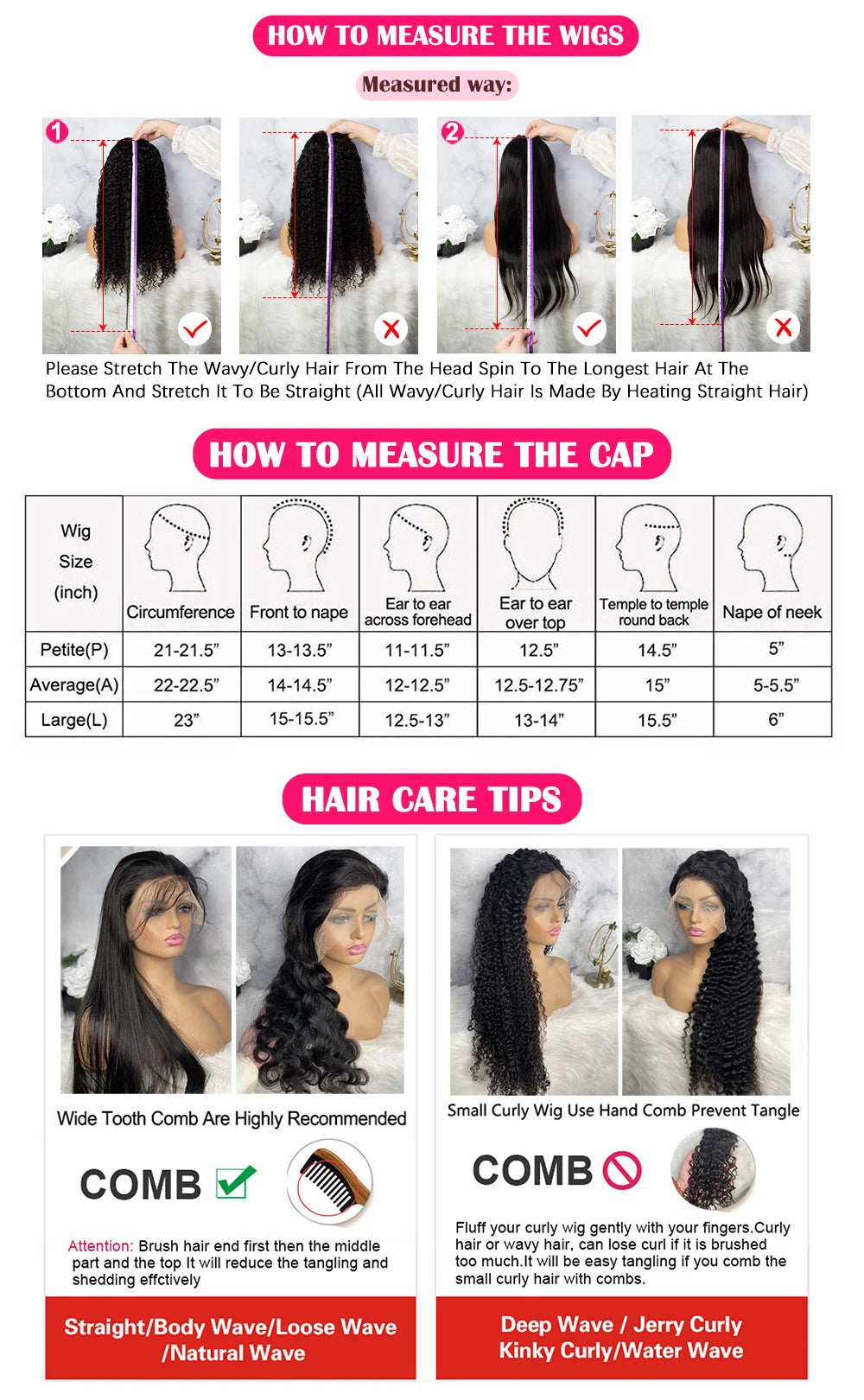 Deep Wave 13x4 / 13x6 HD Lace Front Human Hair Wig — Chocolate Brown (up to 40")