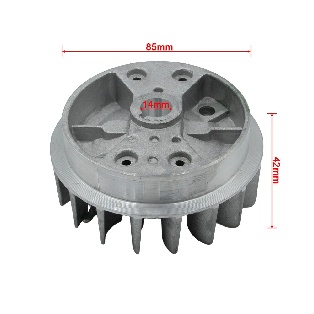 Alloy Easy Pull Recoil Start Starter Ignition Coi For 2 Stroke Engine 47cc 49cc 50cc Pocket Bike Mini Moto Dirt Bike ATV Quad