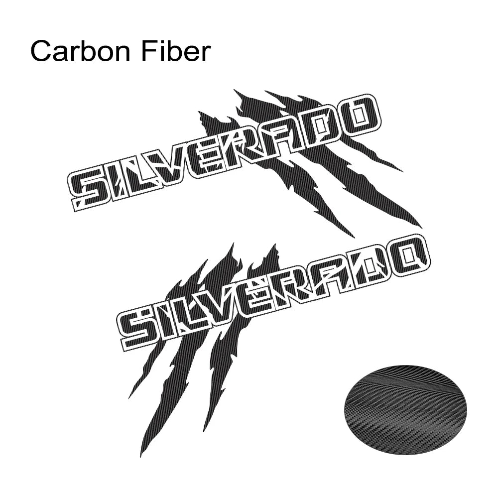 Car Sticker For Chevrolet Silverado 1500 2500 Z71 S10 Pickup Truck Bed Graphics Claw Styling Decor Cover Decal Auto Accessories