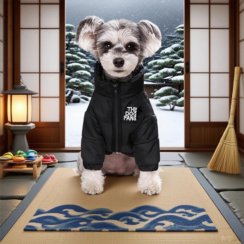 Full-Body Dog Snow Jacket - Zippered Reflective Winter Coat - photo 7