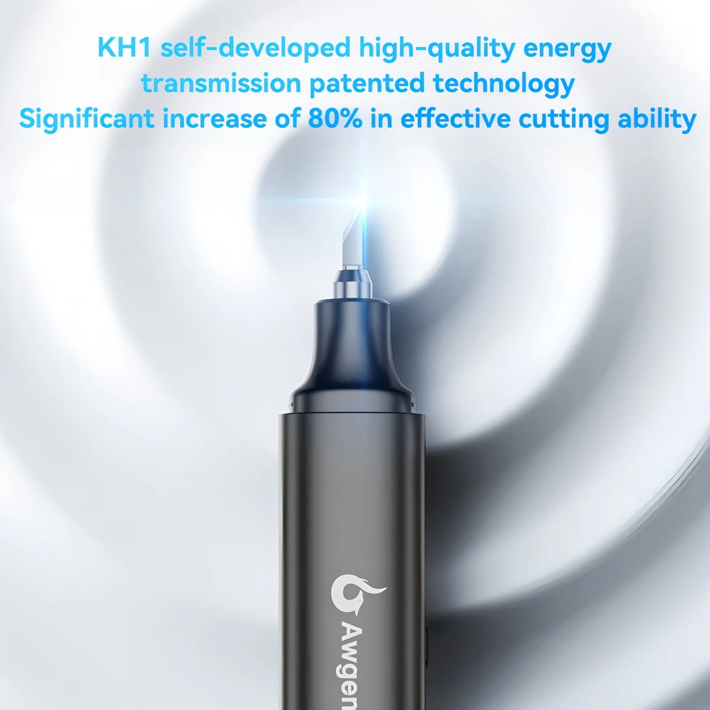 Awgem KH1 Ultrasonic Cutter – 30W/45W Handheld Cutting Tool for Leather, Acrylic, Resin & 3D Prints