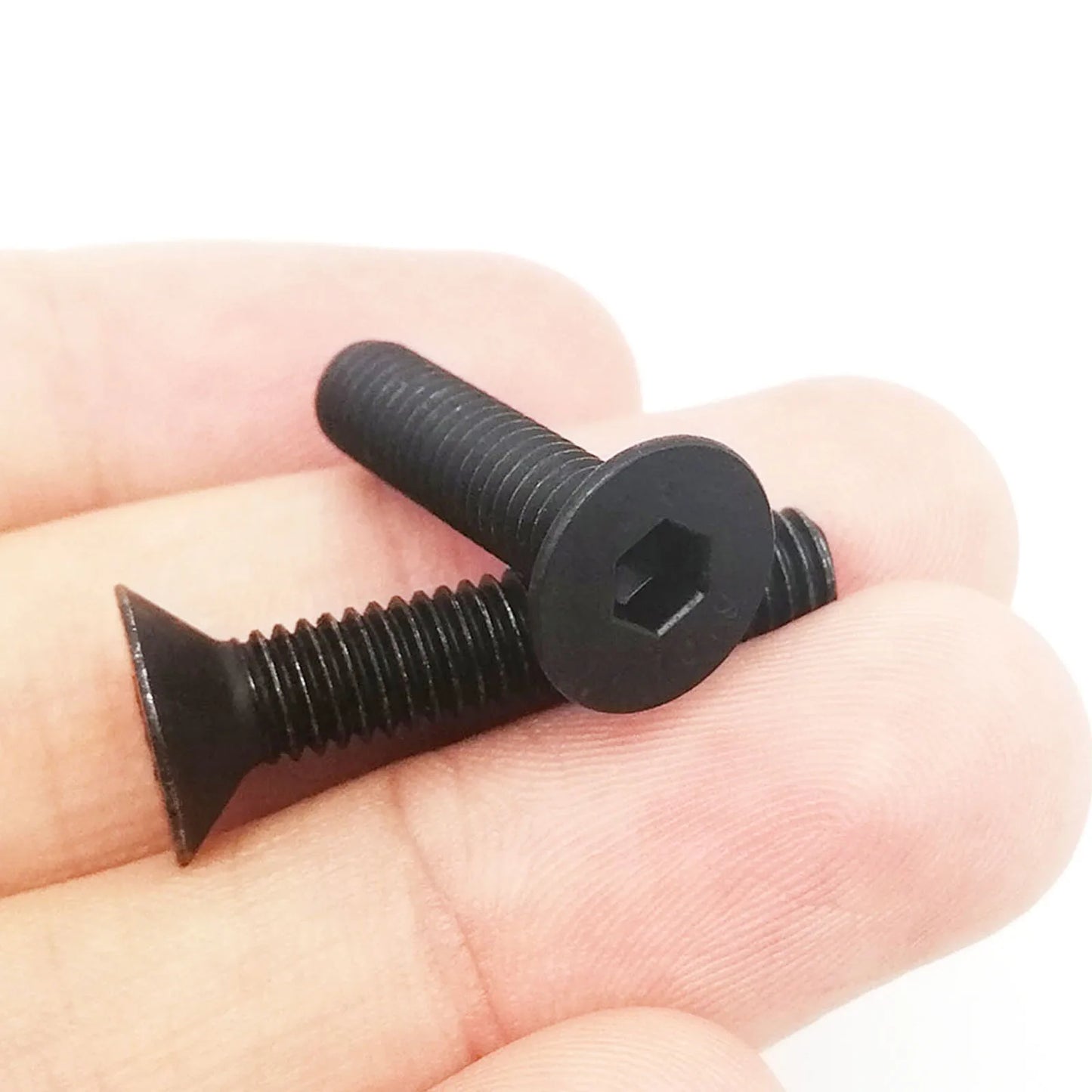 M1.6 M2 M2.5 M3 M4 M5 M6 M8 Black Grade 10.9 Steel DIN7991 Hexagon Hex Socket Head Flat Countersunk Allen Bolt Screw