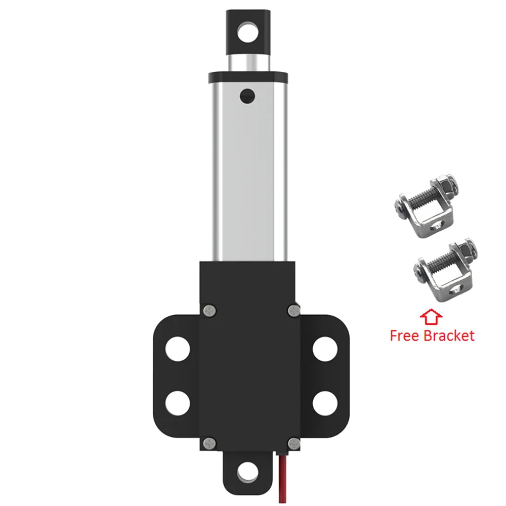 12V Linear Actuator Electric  Motor Stroke Length 30/50/100/150mm Load Capacity 20/50/70/150N For Remote Control With Bracket
