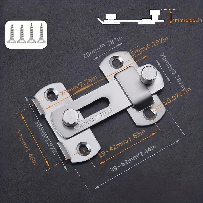 Stainless steel door lock guard - Industrial grade, sturdy and durable, safe