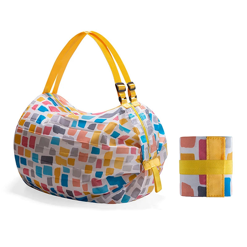 New Foldable Storage Bag Portable Travel Camouflage Handbags Large Capacity With Handle Japen Shopping Bag