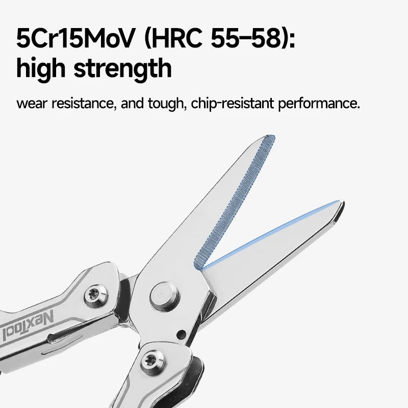 NexTool 8 In 1 Micro Multitools S0 Mini Sailor Scissors Mini Pocket Multitool EDC Folding Hand Tools Camping Survival Multitool