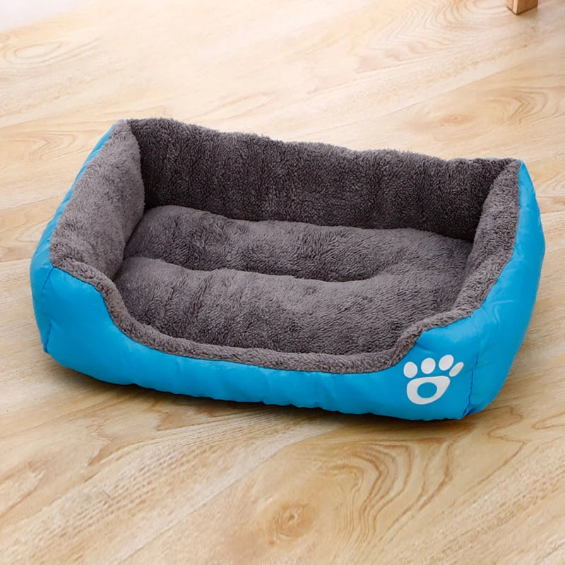 Plush Pet Sleeping Mat - Non-Slip Dog & Cat Bed, Black or Blue - photo 9