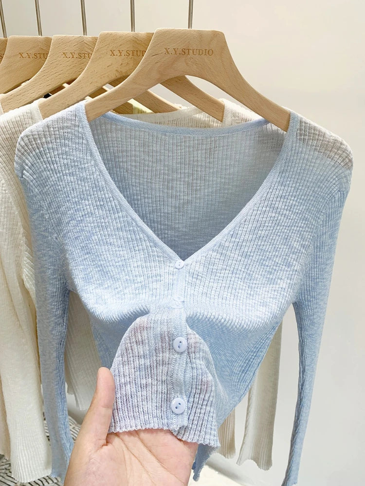 Women's lightweight sun-protection cardigan — view 1 of 20