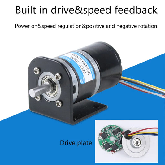 100KG 36MM 3626 12/24V 30000hours miniature large torque speed regulating motor Brushless DC Reduction Planetary Gear Motor MAX