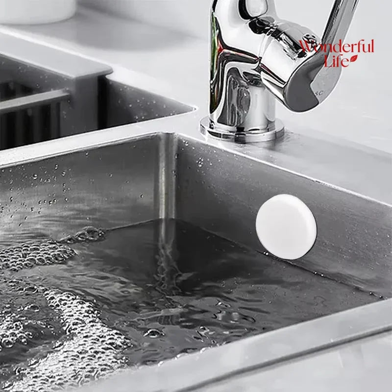 Wash Basin Overflow Cover Kitchen Bathroom Sink Hole Plug Water Level Rise Overflow Water Plug Bathtub Drainage Cover