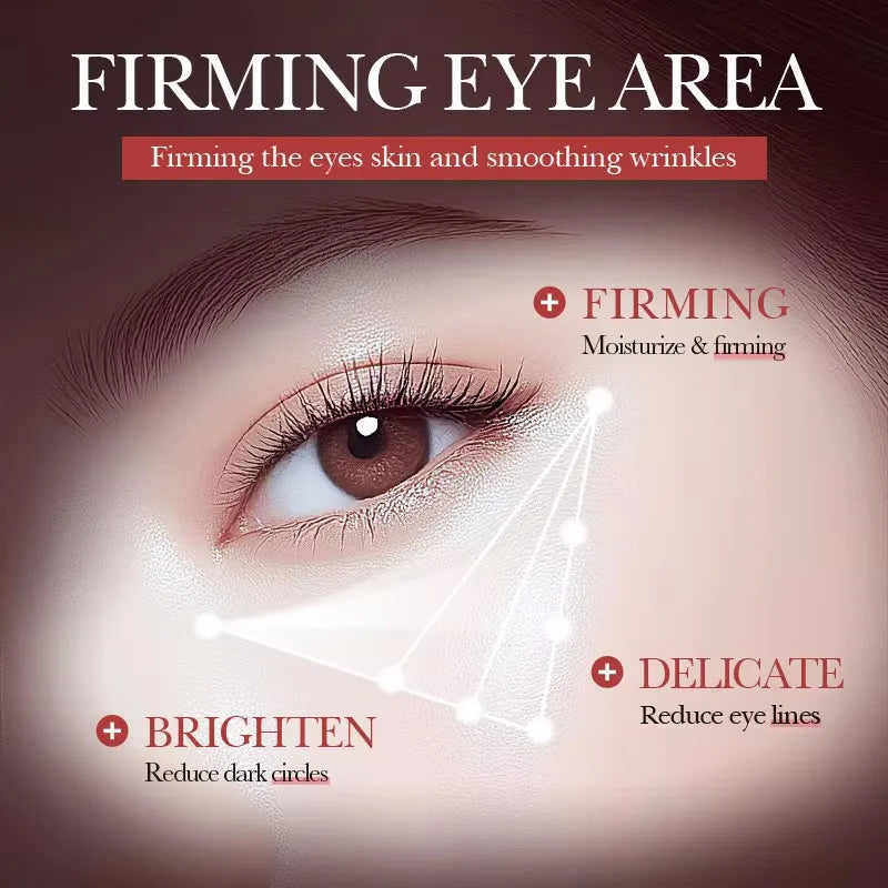 Instant Wrinkle Remove Eye Cream Collagen Remove Fine Lines Eye Bags Anti Dark Circle Puffiness Moisturizing Firming Eye Care