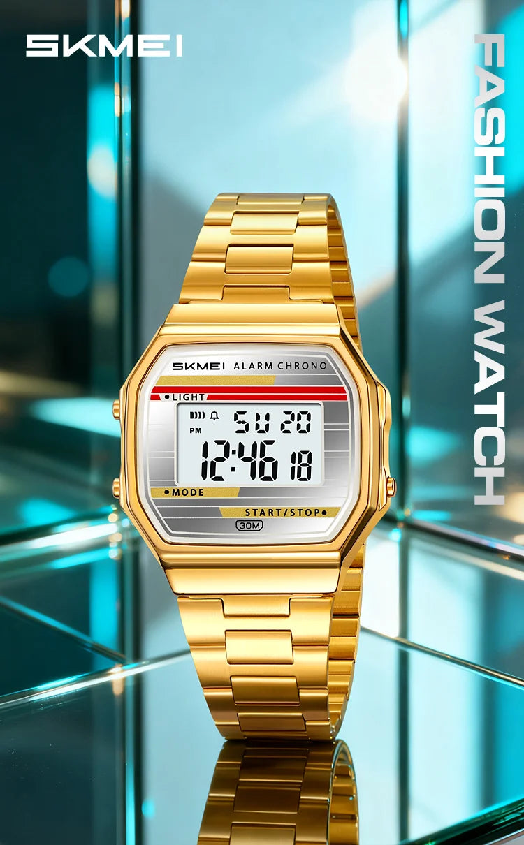 SKMEI 2514 Fashion Men's Electronic Watch Luminous Multifunction Clock Waterproof Calendar Alarm Clock Student Digital Watches