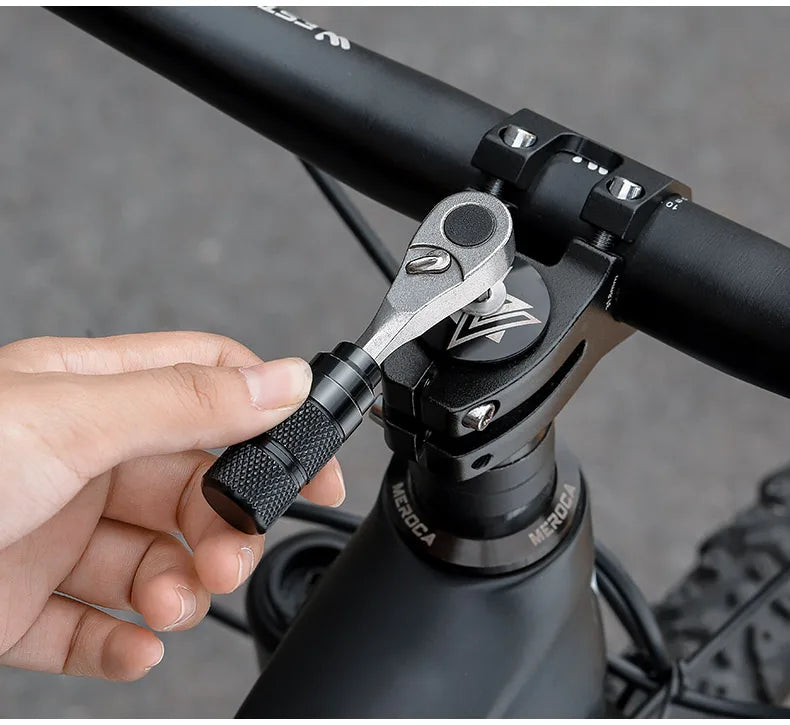 WEST BIKING Professional Bike Tools Portable Ratchet Wrench kit Tire Lever Mini Pump Multifunction Tools Road Bike MTB Accessory