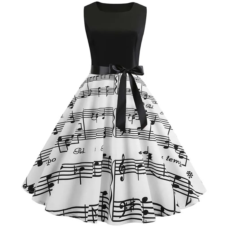 Women's floral high waist sleeveless sundress — view 1 of 13