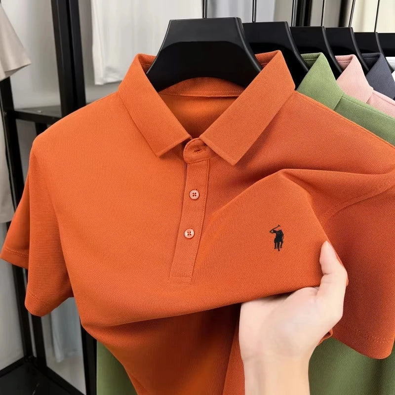 Men's Quick-Dry Polo Shirt — Breathable Summer Business Casual