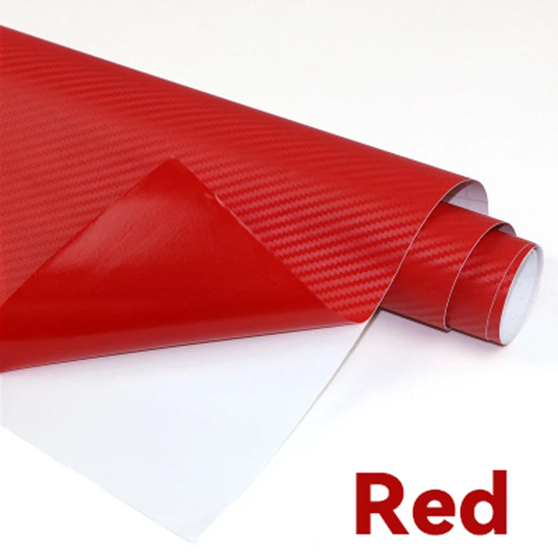 150cm Wide 3D Carbon Fiber Vinyl Film 3M Car Stickers Waterproof DIY Auto Vehicle Motorcycle Car Styling Wrap Roll Accessories