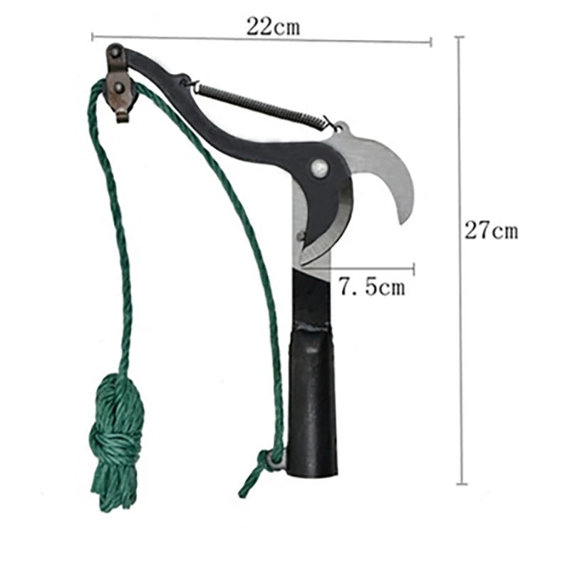 Extendable Tree Lopper – High-Reach Branch Scissors & Pruning Saw with Rope