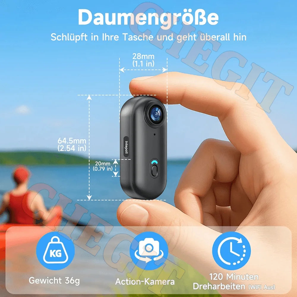 4K Helmet & Bike Action Camera — Waterproof Sports Body Cam