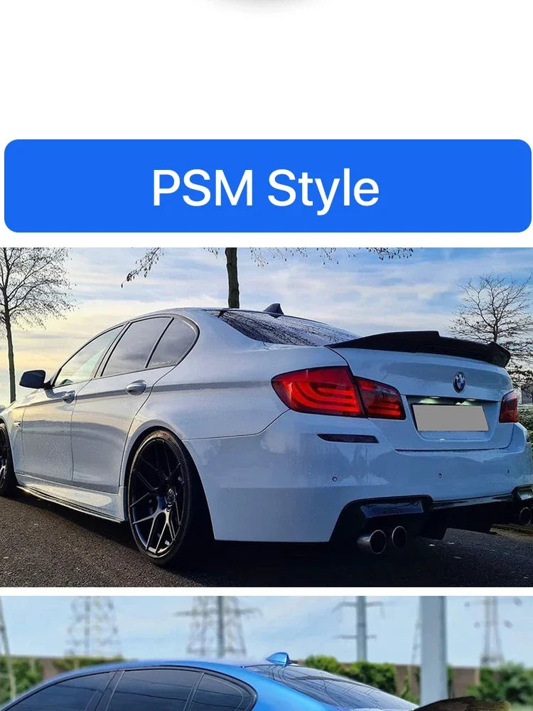 Rear Bumper Trunk Spoiler Lip Roof Carbon Boot Spoiler Wing M5 MP M4 PSM For BMW 5 Series F10 2026-2026 Car Accessories