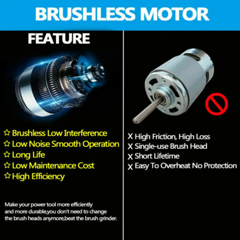 125mm Grinder Power Tool Polishing Cutting Machine For Makita 18V Battery Brushless Angle Grinder Cordless Electric Angle