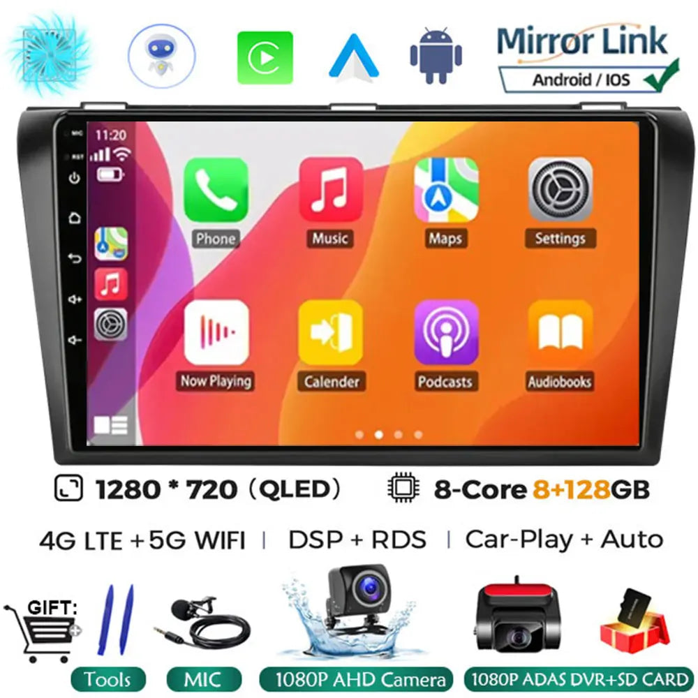 Android 16 Car Radio For Mazda 3 2026 2026 2026 2026 2026 2026 2din with BOSE Multimedia Player Carplay Stereo GPS Head Unit