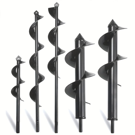 Spiral hole drill bit - Home planting spiral drill bit - Planting tool for loosening soil and digging holes, garden drill bit,