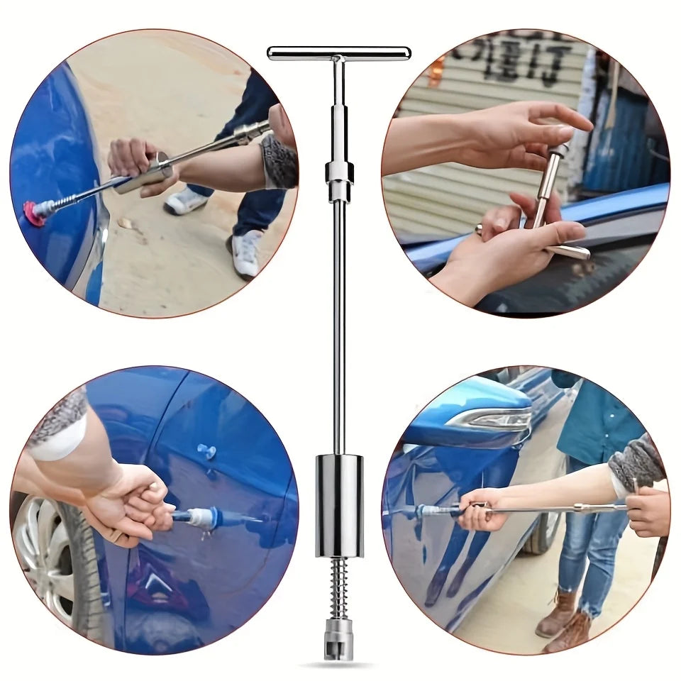 Paintless Dent Removal Tool Kit – Slide Hammer, T-Bar Puller & Suction Cups for Car Body Repair