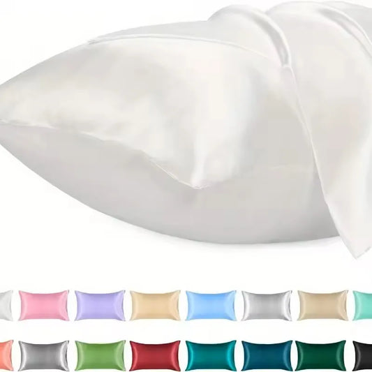 Silky Satin Pillowcase for Hair & Skin - Soft Pillow Cover, 1 Piece