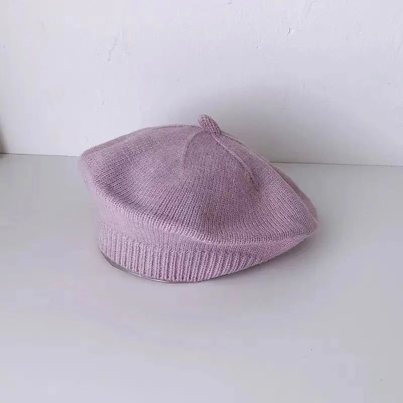 Knit Baby Beret - French Style Toddler Winter Hat - photo 9