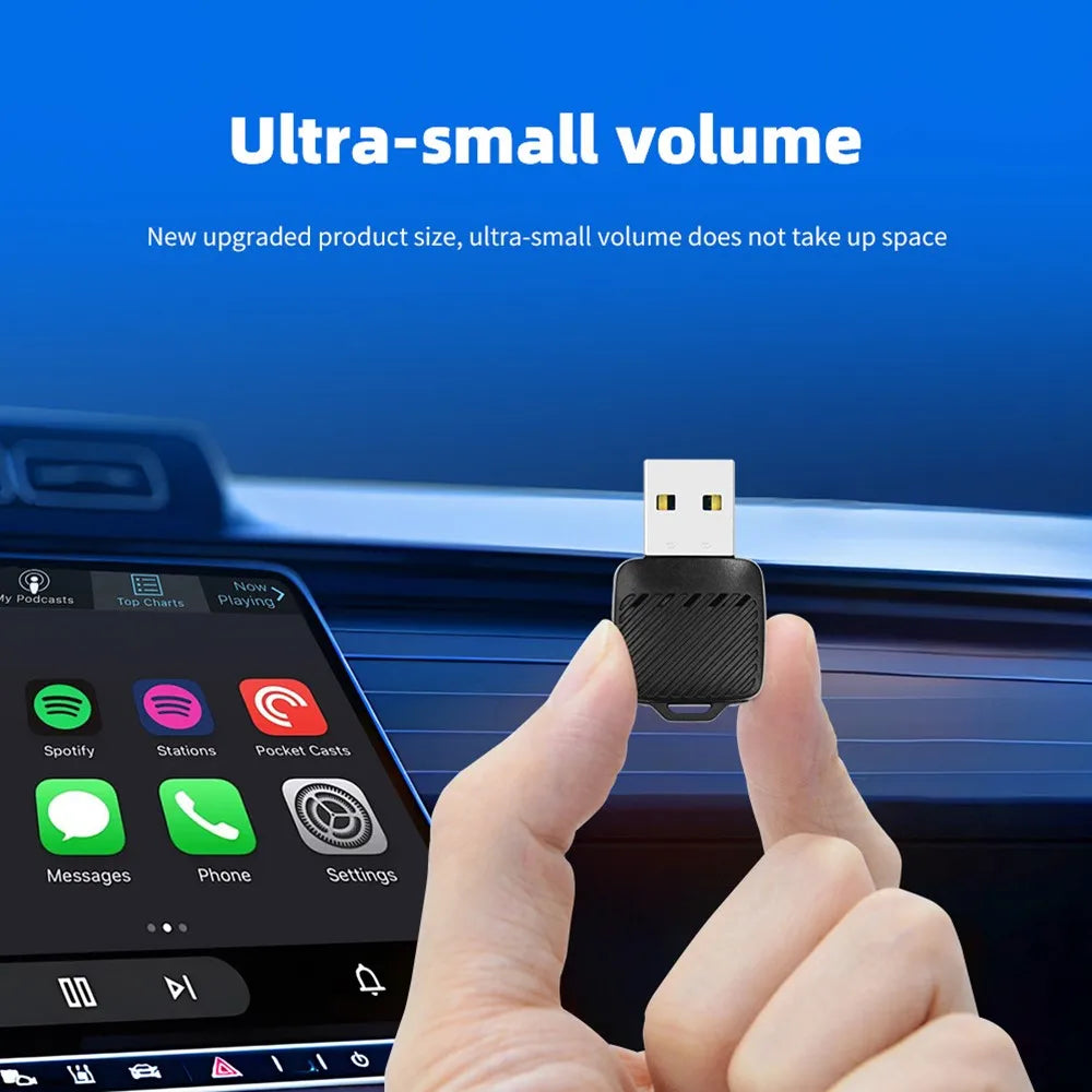 2 in 1 Wireless CarPlay Android Auto Adapter  Car Dongle Auto Connect Plug & Play for iPhone and Android Factory Wired Car
