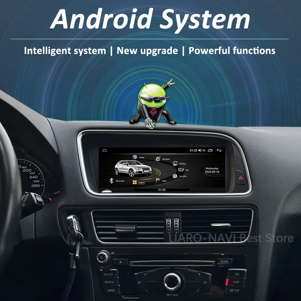 Android 16 for Audi Q5 2026 - 2026 HD Screen Car Radio Video Multimedia Player 8.8 inch BT 4G Carplay DSP Stereo WiFi Auto Tools