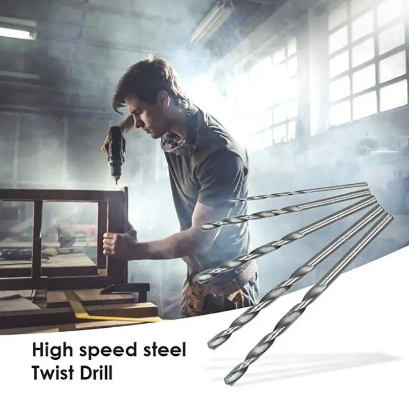 100 Pc Titanium Coated HSS Drill Bit Set