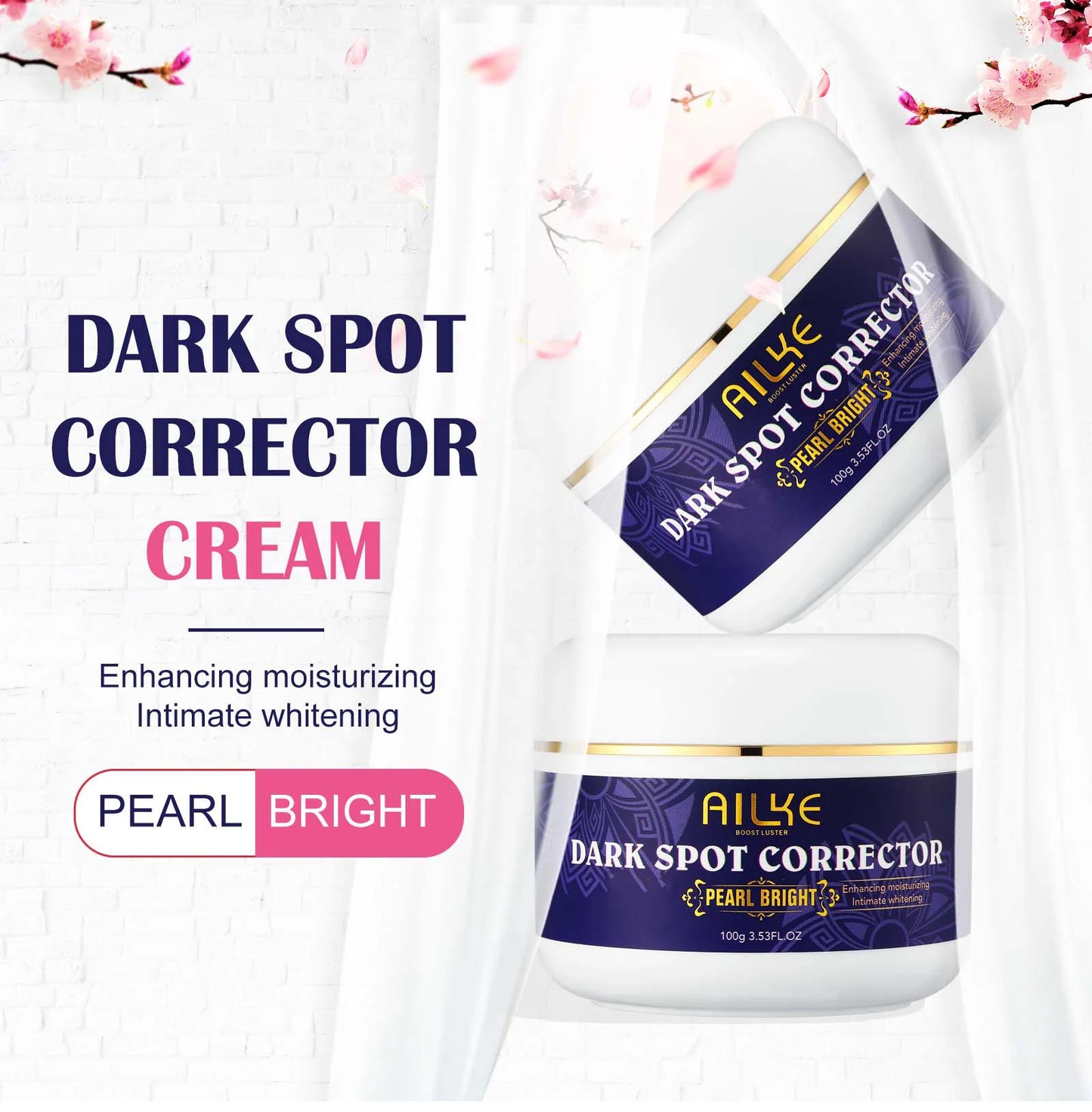 AILKE Double Glutathione Whitening Skin Care, Lightening, Remove Dark Spots, Skin Radiant, Moisturizing, Hydrating, Smooth