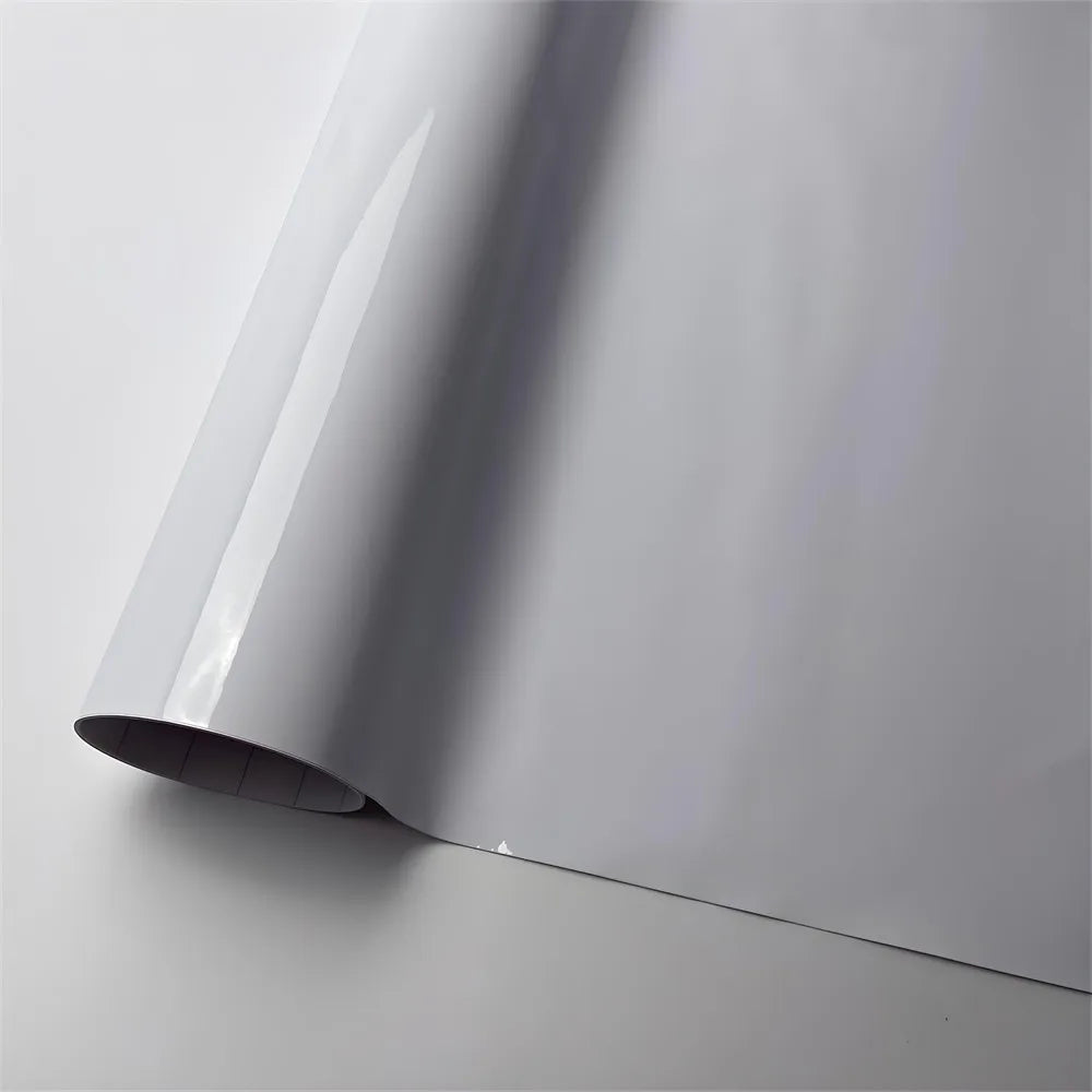 Red White Black Glossy Vinyl Wrap Film Car Stickers Air Bubble Free for Motorcycle Auto Tuning Accessories