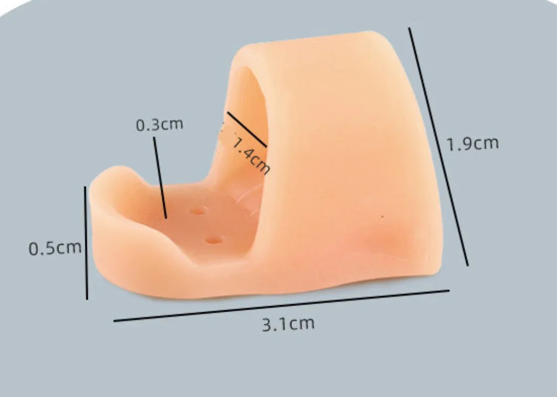 2Pcs Toe Straightener Thumb Valgus Protector Silicone Gel Foot Fingers Toe Separator Bunion Adjuster Feet Pads Relief Foot Pain