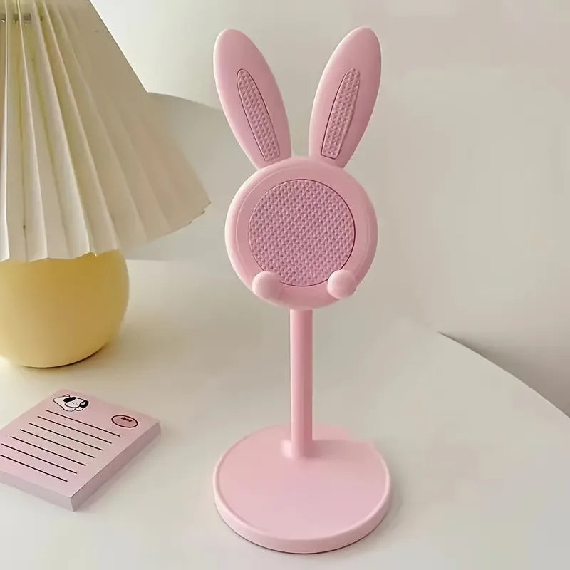 Cute Rabbit Phone Stand – Hands-Free Universal Holder for Phones & Tablets | Room Decor
