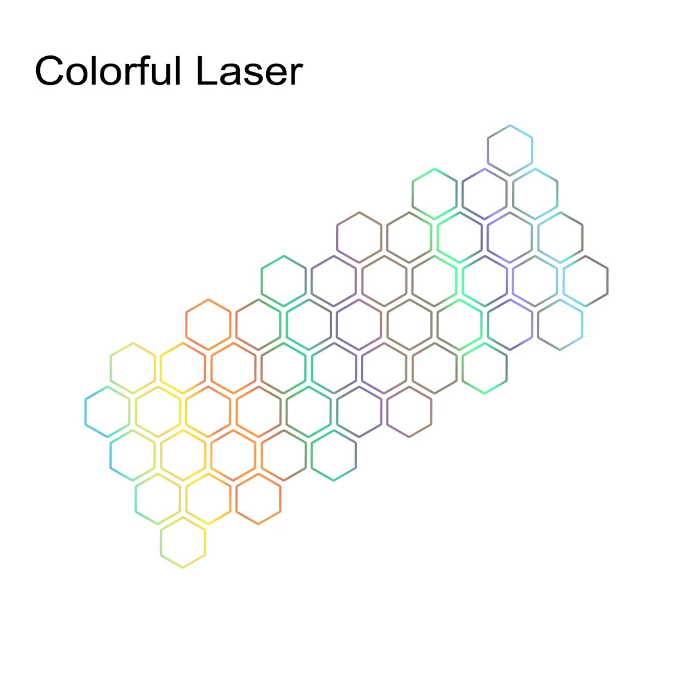 Honeycomb Side Graphic Car Decal — Vinyl Tuning Sticker, Universal