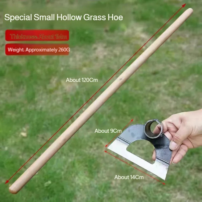 Manganese Steel Weeding Hoe — Handheld Hollow Garden Hoe 14–26cm
