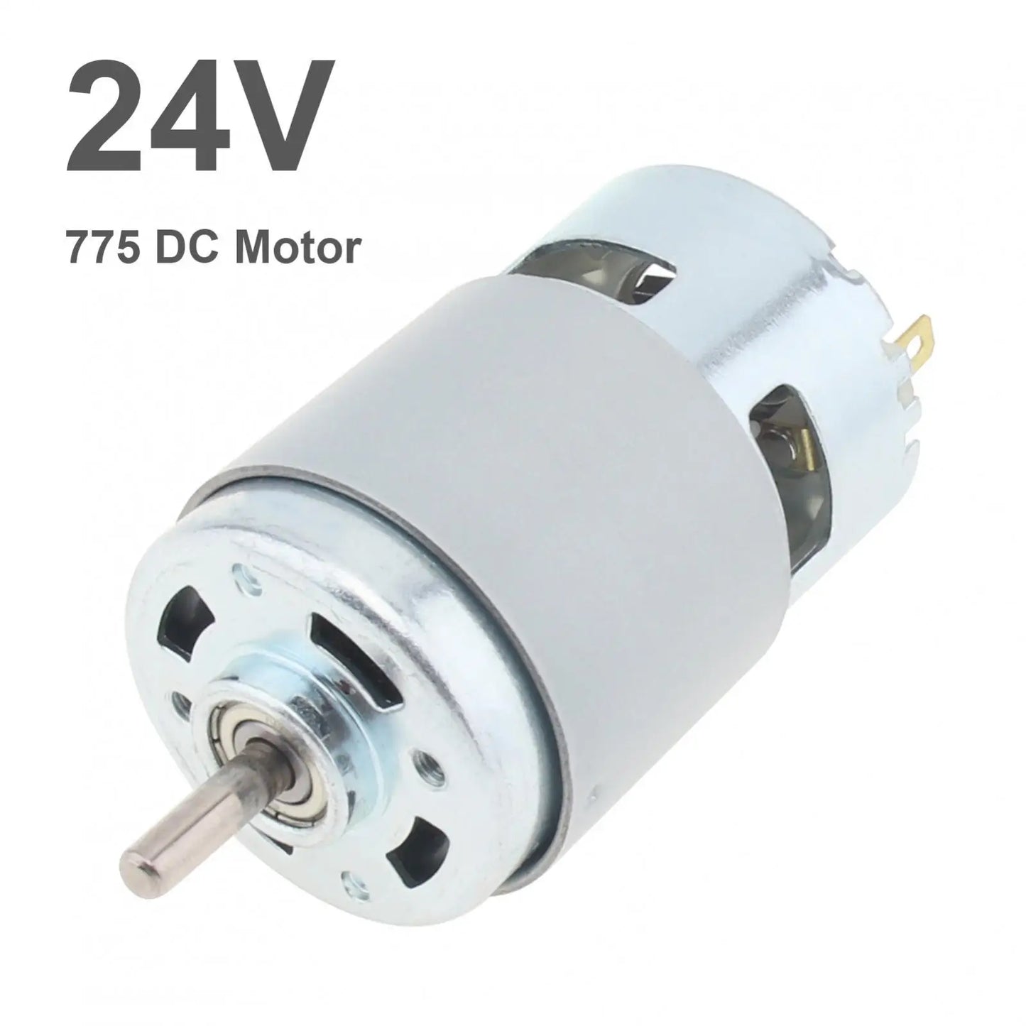 775 DC Motor 12V 3000-15000RPM High Speed Large Torque Motor for Small Drill/Micro Machine Tool with Ball Bearing and Fan Blades