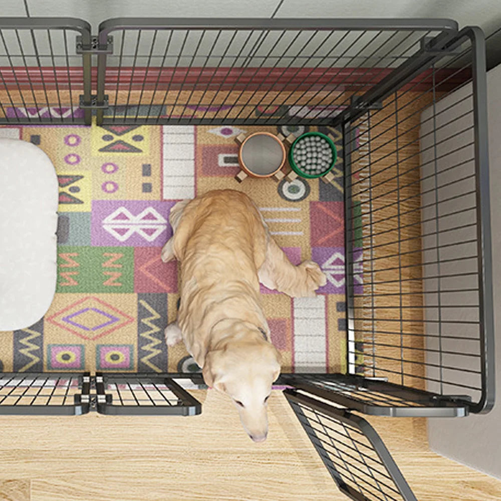 4/6 Panel Foldable Dog Fence Playpen – Heavy-Duty Puppy Exercise Kennel for Dogs, Cats & Rabbits | Indoor & Outdoor