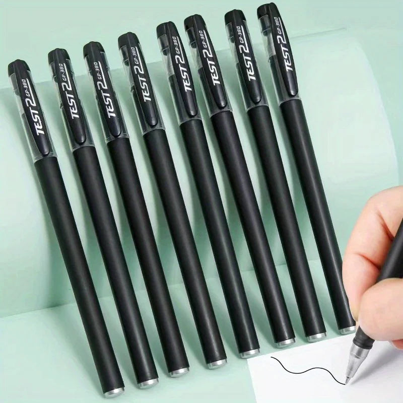 5/10/20pcs Quick-Drying Gel Pens, 0.5mm Fine Tip, Black Ink - Ideal Choice for Office and School clea For school office use only