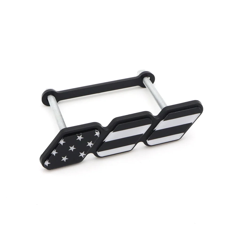3 Colors Grille Badge Tri Colors Emblem For Toyota Tacoma Tundra 4Runner Highlande Rav4 CHR Strip Air Inlet Auto Car Accessories