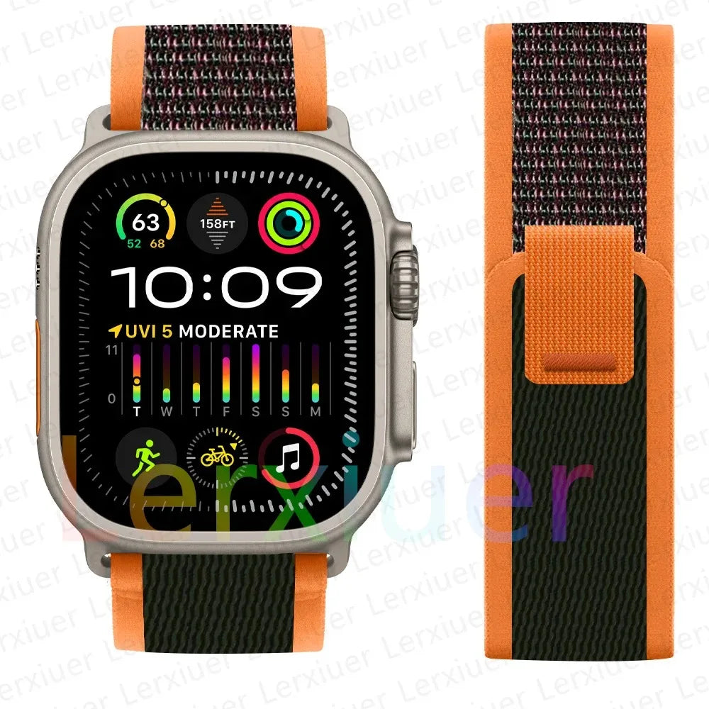 trail loop For apple watch ultra 3 2 Band 49mm 44mm 40mm 45mm 41mm 42mm correa bracelet iWatch series 7 se 8 9 10 11 46mm straps