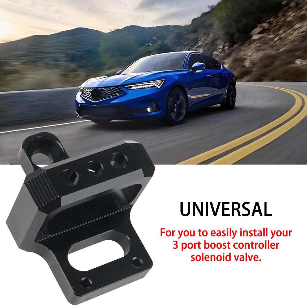 Universal Solenoid Valve Mount Holder Bracket 3 Port for Mac AEM Boost Controller For 94-01 Acura Integra For 92-95 Honda Civic