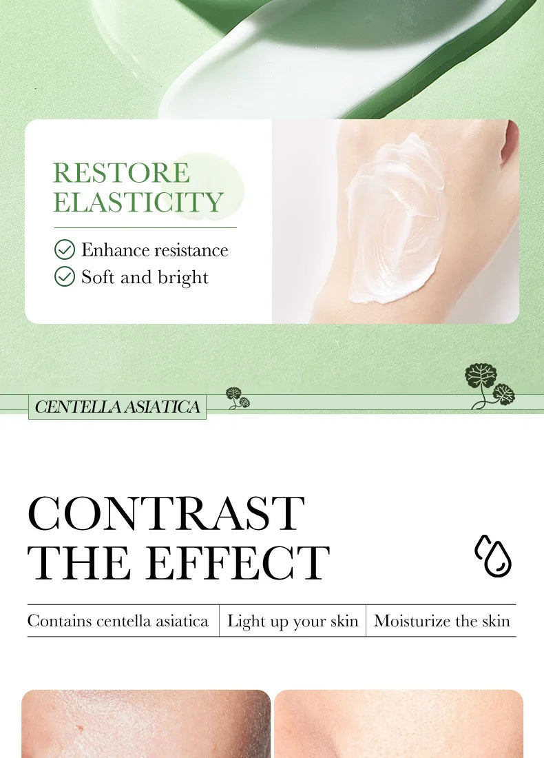 6pcs/set BIOAQUA Centella Skin Care Sets Moisturizing Anti-Aging Face Facial Cleanser Face Cream Serum Eye Cream Skin Care Kit