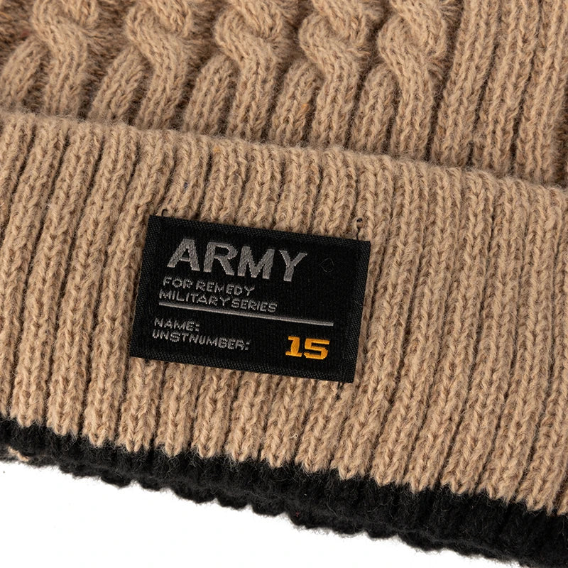 Thick Knit Beanie, Unisex Winter Skullcap