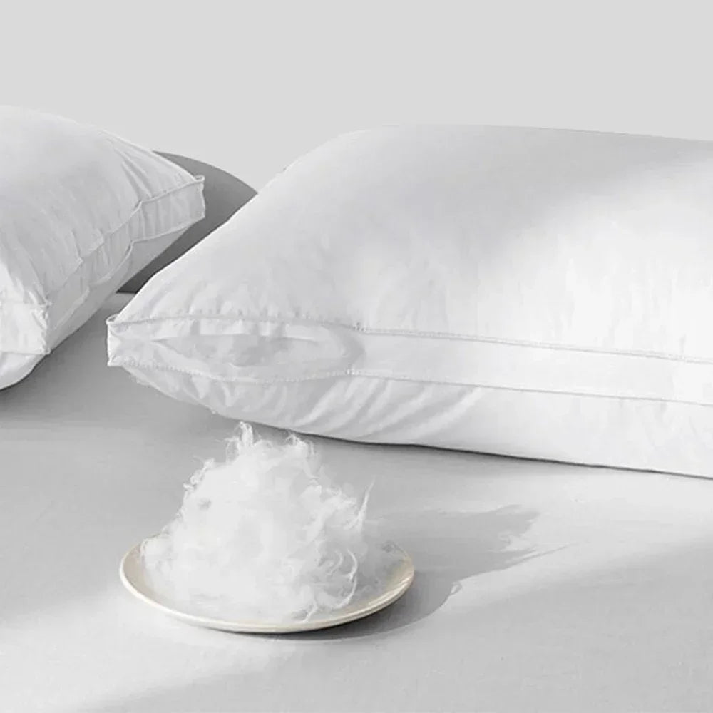 5 Star Hotel Pillow – 100% Cotton 500TC Microfiber Ergonomic Neck Support Pillow for Adults