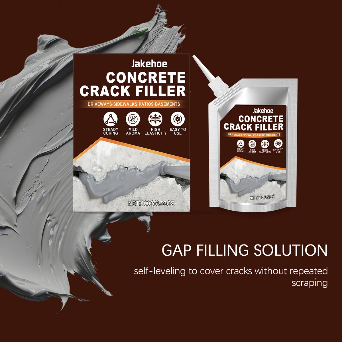 Self-Levelling Concrete Crack Filler and Masonry Gap Sealant - view 15